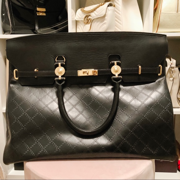 Versace Handbags - Versace Sunburst Travel Bag